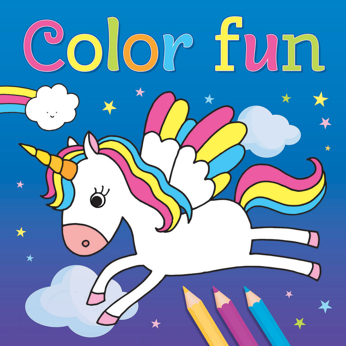 Deltas Color Fun Coloring Book Unicorns