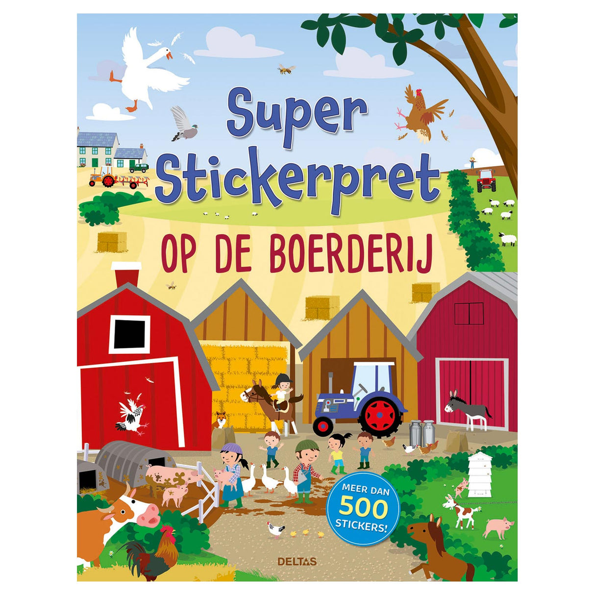 Deltas super mærkat sjov - på gården