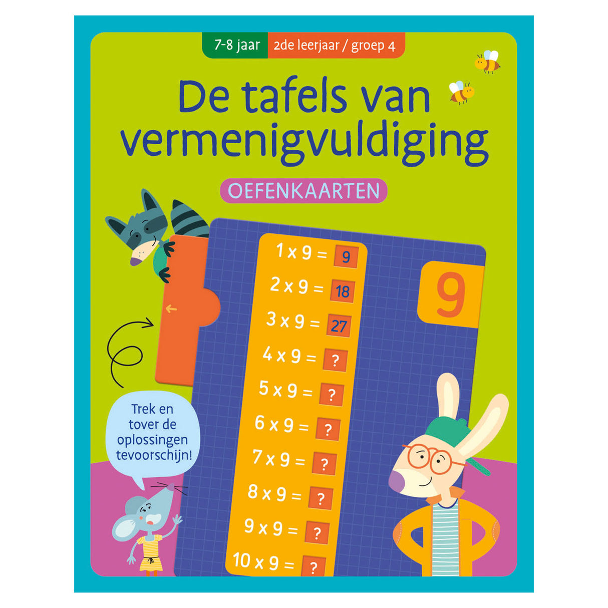 Deltas træningskort - multiplikationstabellerne