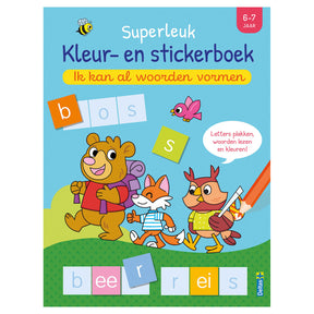 Deltas super sjove farveklistermærkebog, jeg kan allerede danne ord