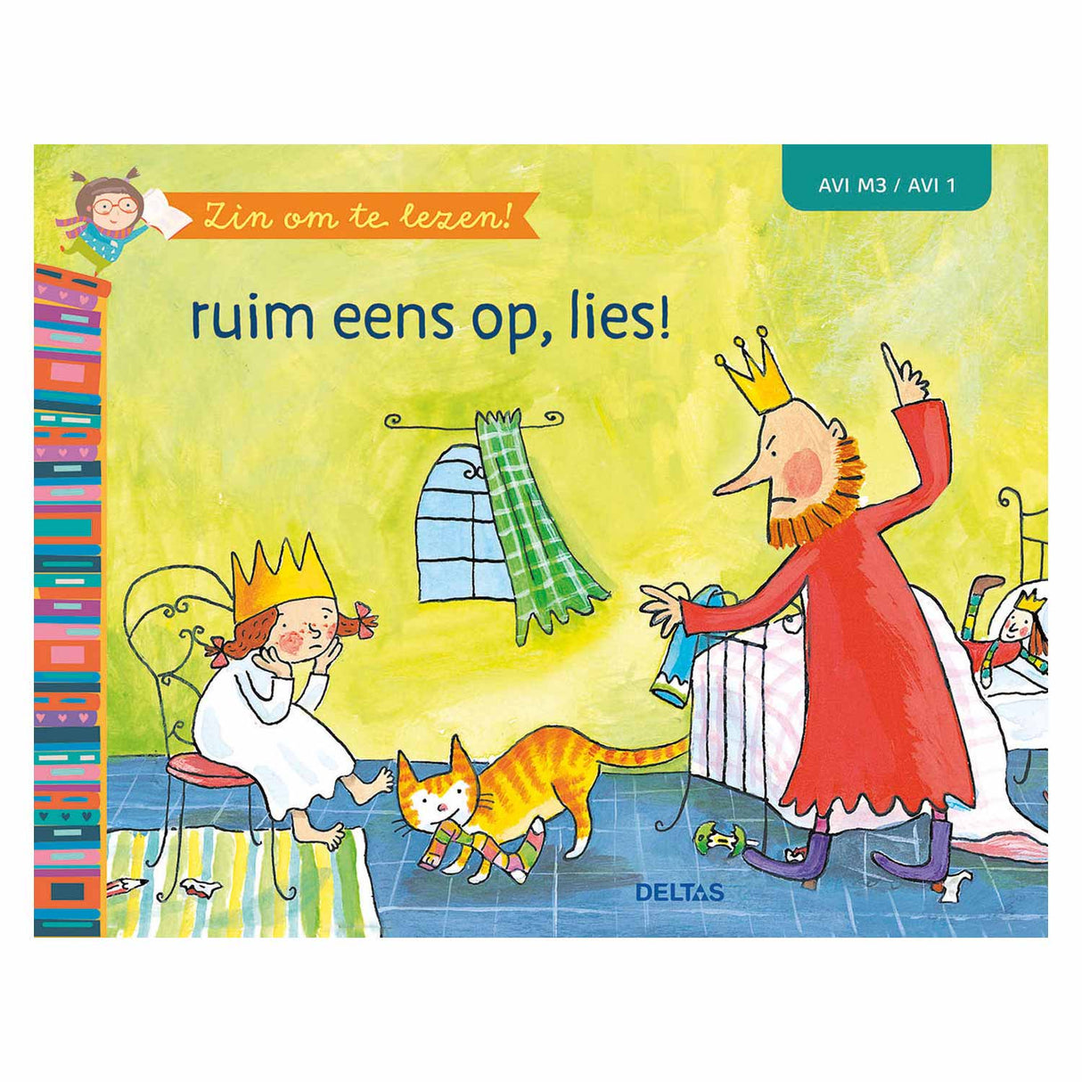 Delta er ivrig efter at læse! - ryd den op, løgn! (avi-m3)