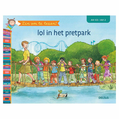 Delta er ivrig efter at læse! - sjov i forlystelsesparken (avi-e3)