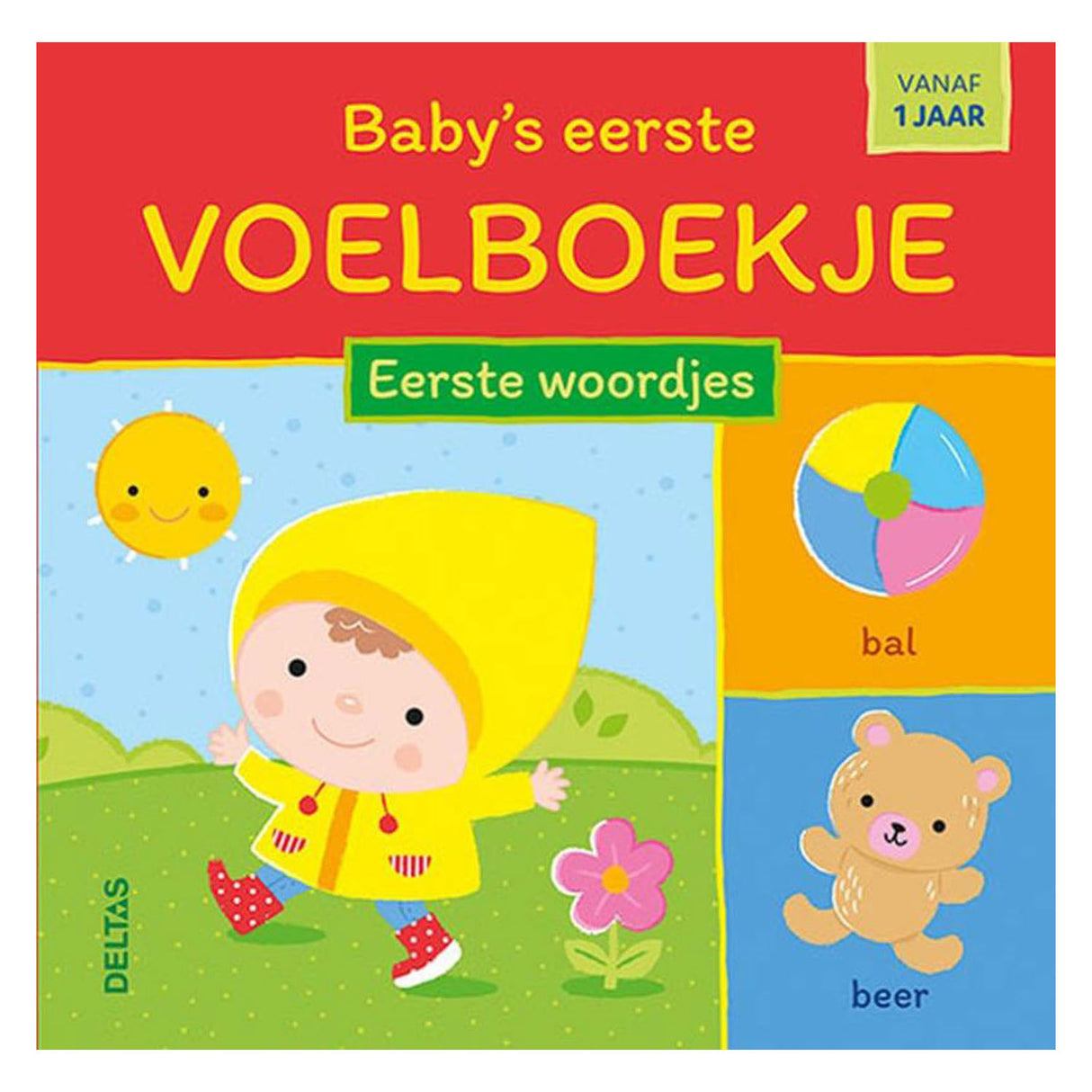 Deltas babys første taktile bog - første ord