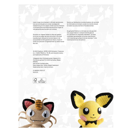 Deltas pokémon - hæklet hobbybog