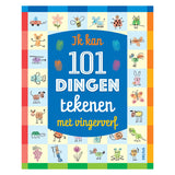 Deltas Jeg kan tegne 101 ting med fingermaling hobbybog