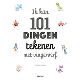 Deltas Jeg kan tegne 101 ting med fingermaling hobbybog