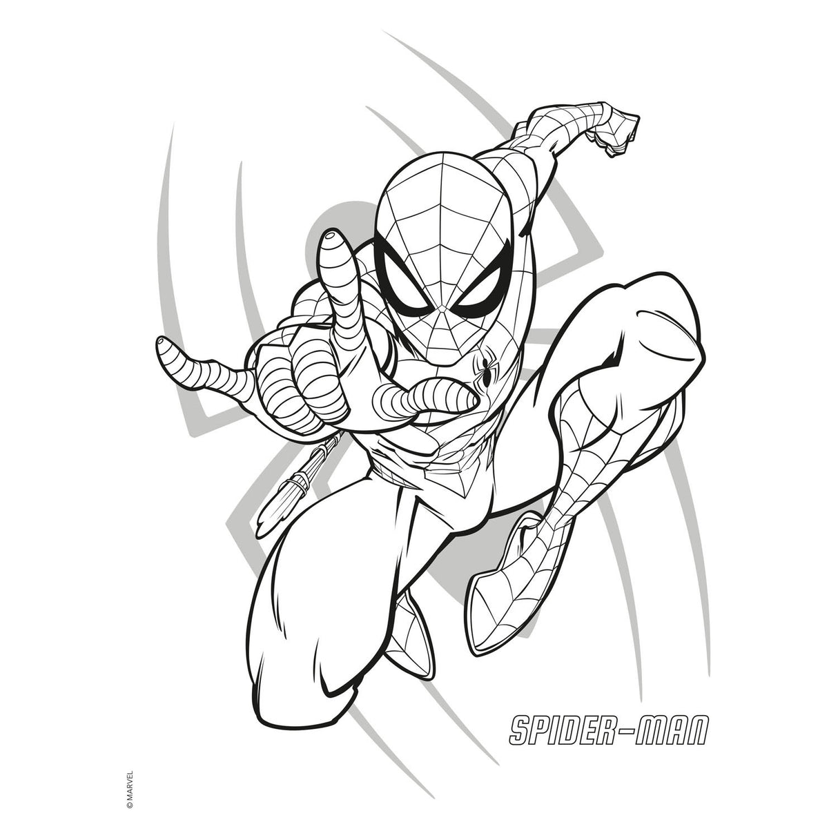 Deltas marvel spider-man farveblok