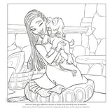 Deltas disney farve sjov ønske malebog
