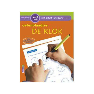 Deltas tid til lektier - øvelsesark uret (7-9 år)
