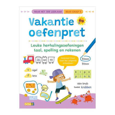 Deltas ferietræning sjove, sjove tælle- og skriveøvelser - for gruppe 5