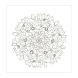 Deltas kawaii mandala farve sjov