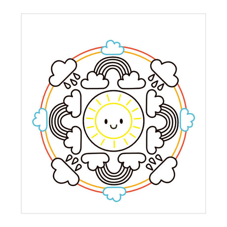 Deltas happy mandala color kleurboek