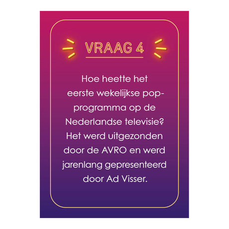 Deltas hoera 60 jaar! quiz