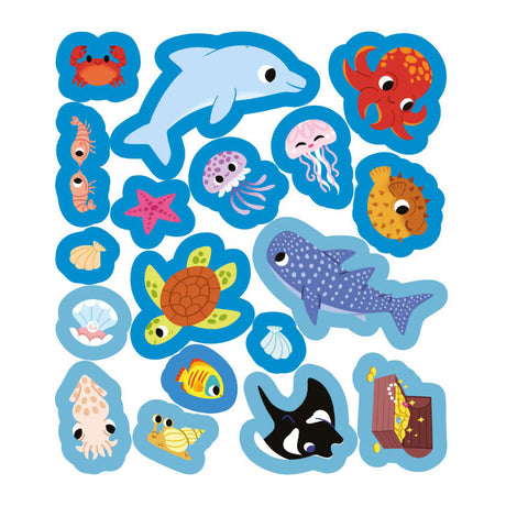 Deltas mijn eerste stickerboek kleine handjes - dieren van de zee