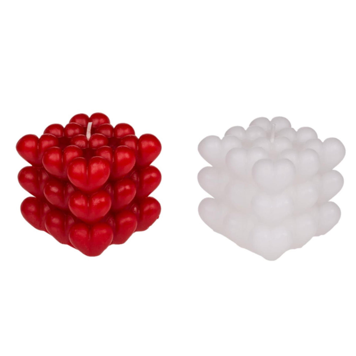 Ootb boble lys hjerte 6x6cm