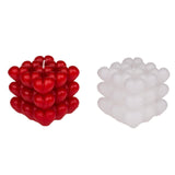 Ootb boble lys hjerte 6x6cm