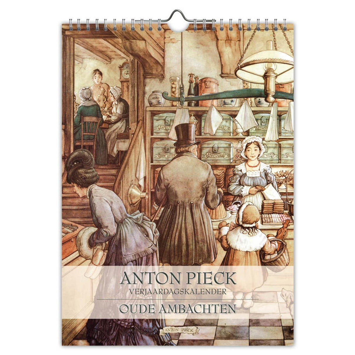 Comello Anton Pieck fødselsdagskalender - gammelt kunsthåndværk - 18x25 cm