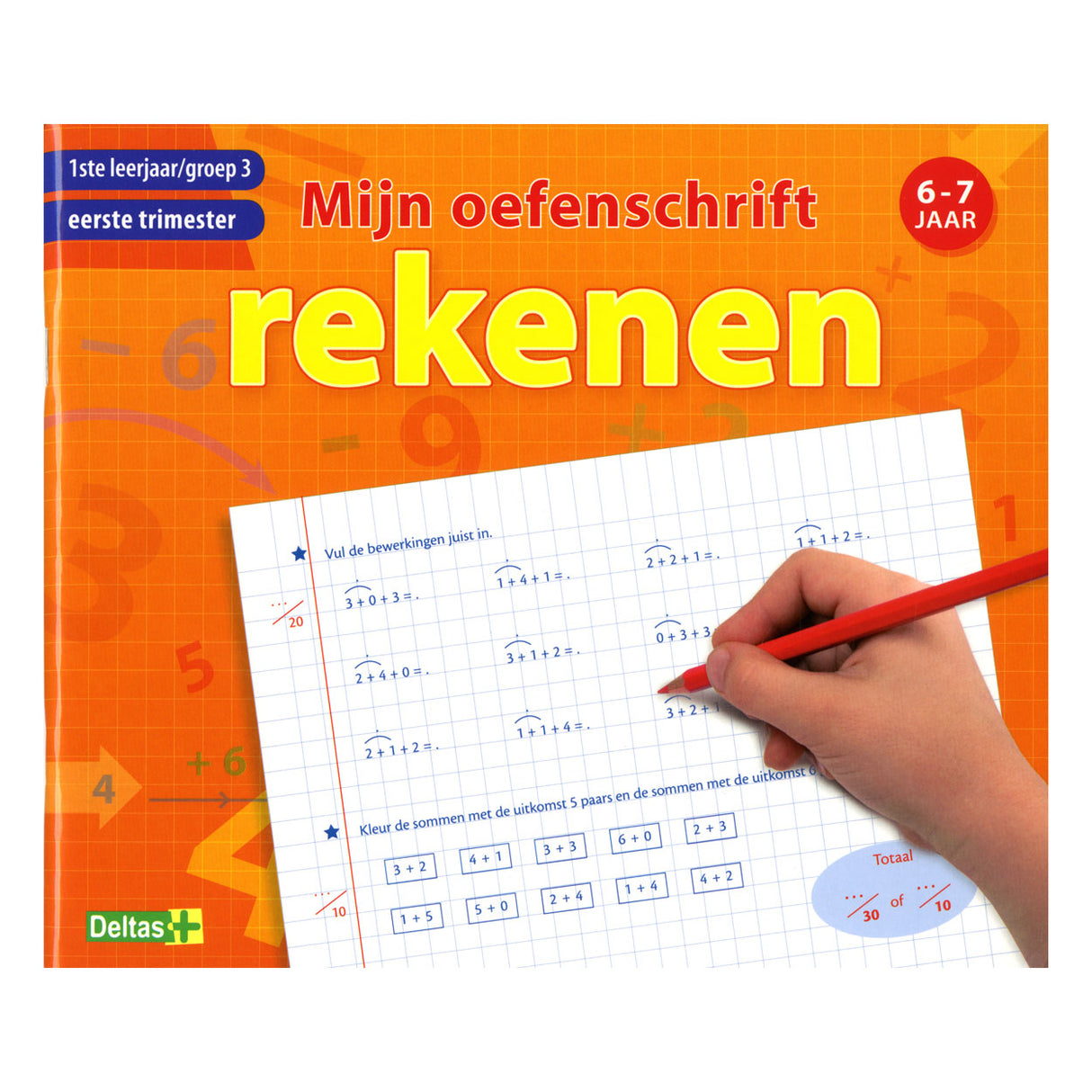 Delta'er øver notebook-regning 6-7 år. 1. trimester