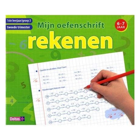 Delta'er øver notebook-regning 6-7 år. 2. trimester
