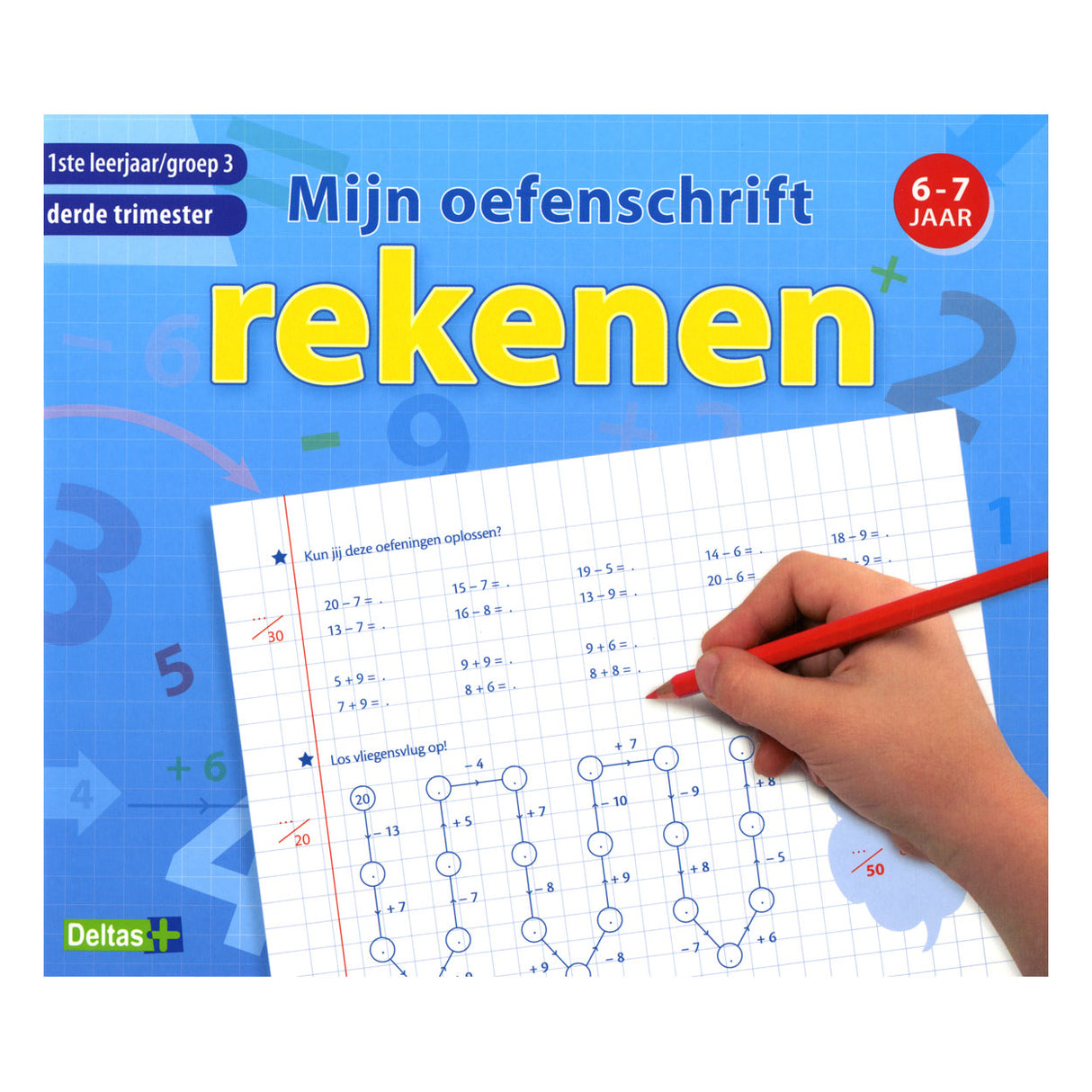 Delta'er øver notebook-regning 6-7 år. 3. trimester