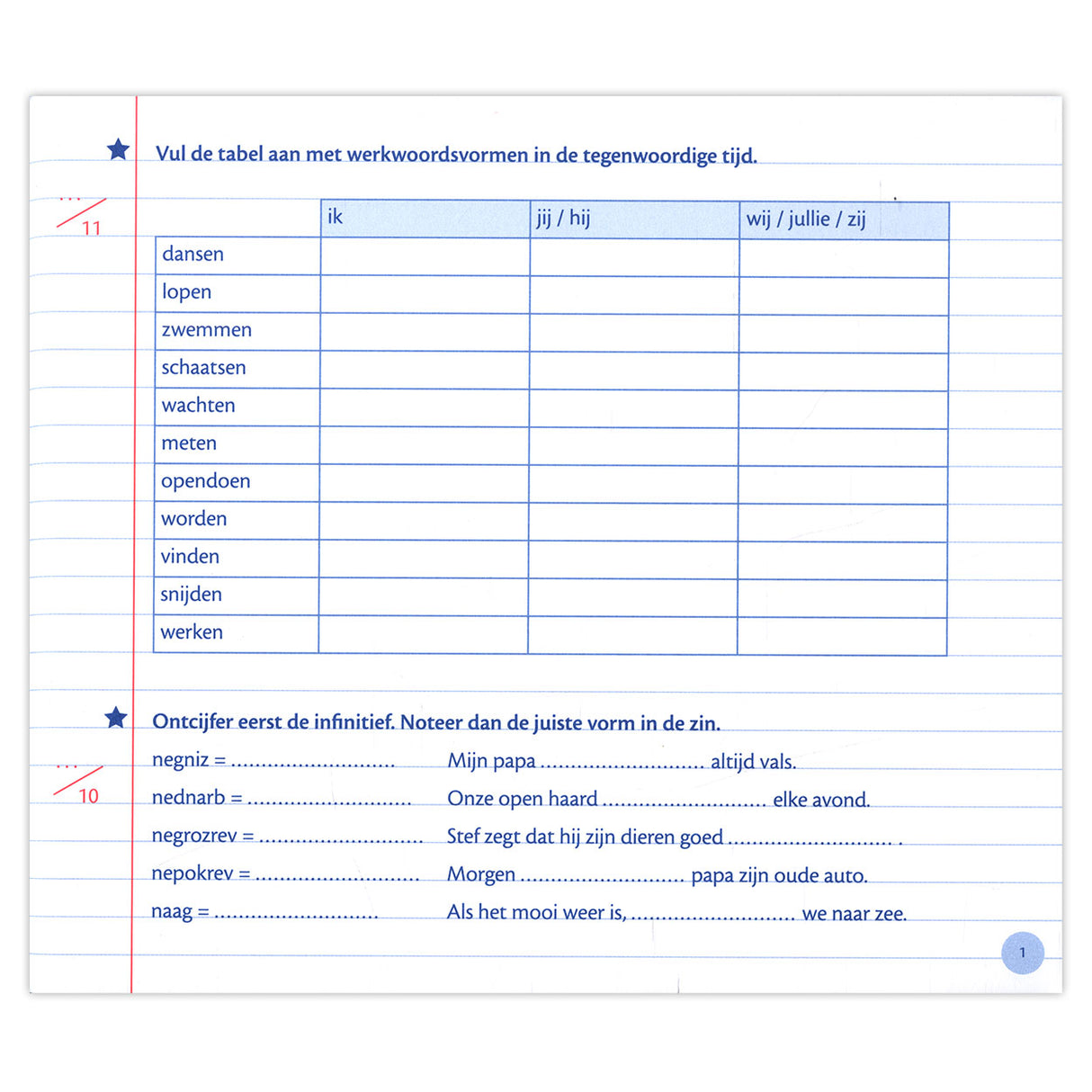 Deltas min praksis notesbog verber - gruppe 7