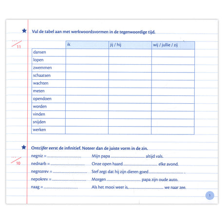Deltas min praksis notesbog verber - gruppe 7