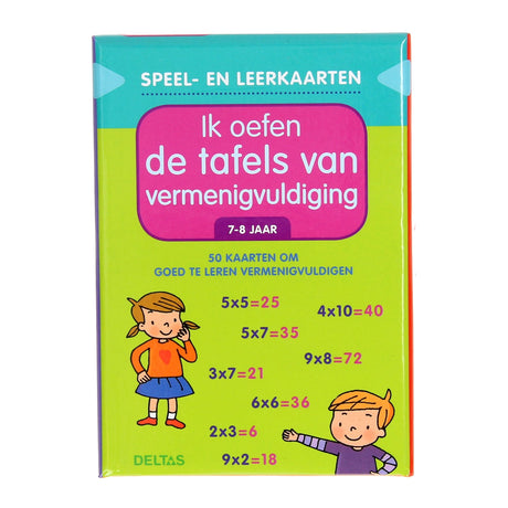 Deltas spille og lære kort - jeg øver multiplikationstabellerne