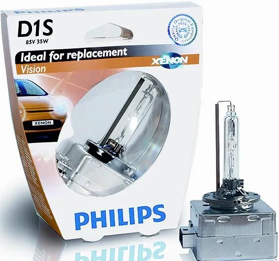 Philips hovedlampe xenon vision d1s vision s1.