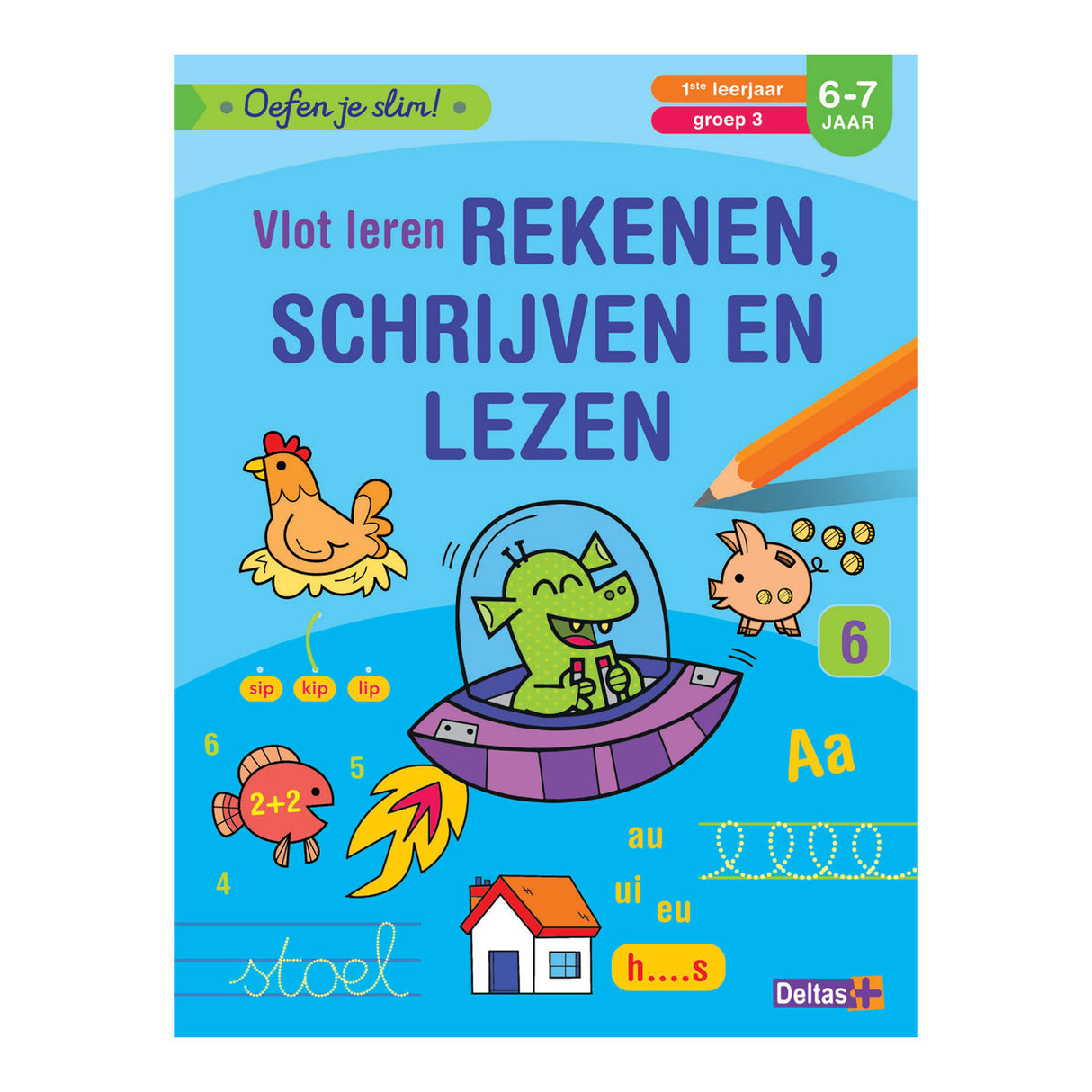 Delta'er lærer at tælle, skrive og læse flydende, 6-7 år