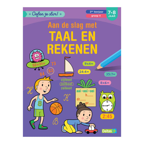 Deltaer, der arbejder med sprog og regning, 7-8 år