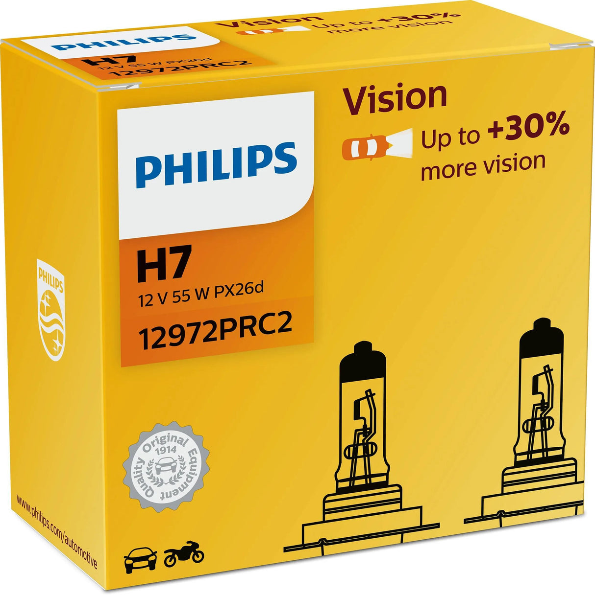 Philips pandelampe h-7 vision kit