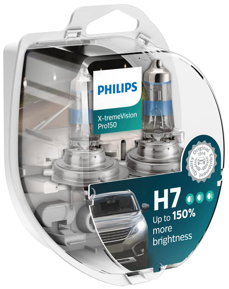 Philips pandelampe x-tremevision pro 150 . lampe h7 12v kit xtreme vis.pro150