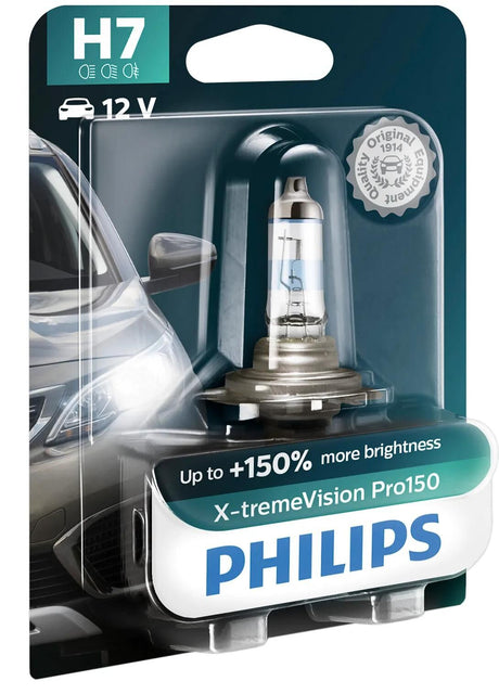 Philips pandelampe x-tremevision pro 150 . lampe h7 12v xtreme vis.pro150