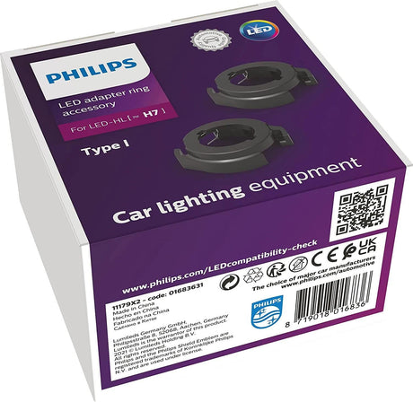 Philips adapter Ultinon pro6000 adapterring led h7 type 11179x2