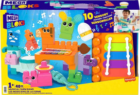 Mattel mega blokke musikalsk dyreband 40 stk