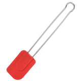 Westmark koge- og dejspatel med silikonehoved, længde: ca. 28,5 cm, stor, silikone rustfrit stål, silikone, rød sølv, 15462270