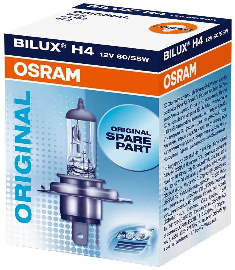 Osram pandelampe hall lampe h4 12v 60 55w