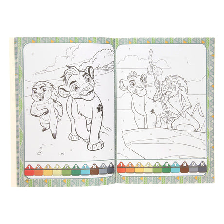 Book Specials Nederland bv farver efter nummer - Lion King