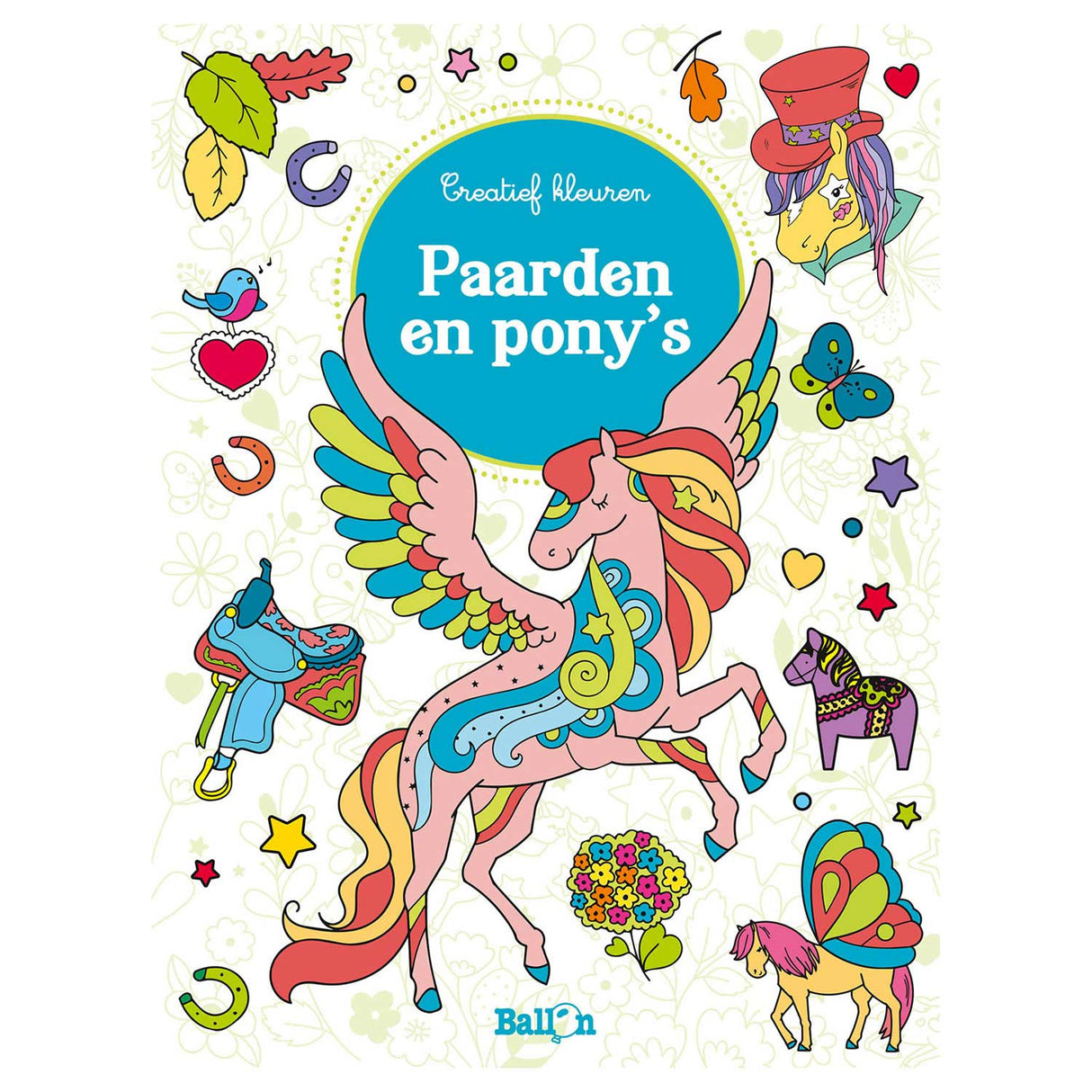 kreative farvelægning heste ponyer