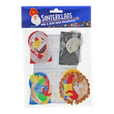 Lav dine egne filtfingerdukker Sinterklaas, 4 stk.