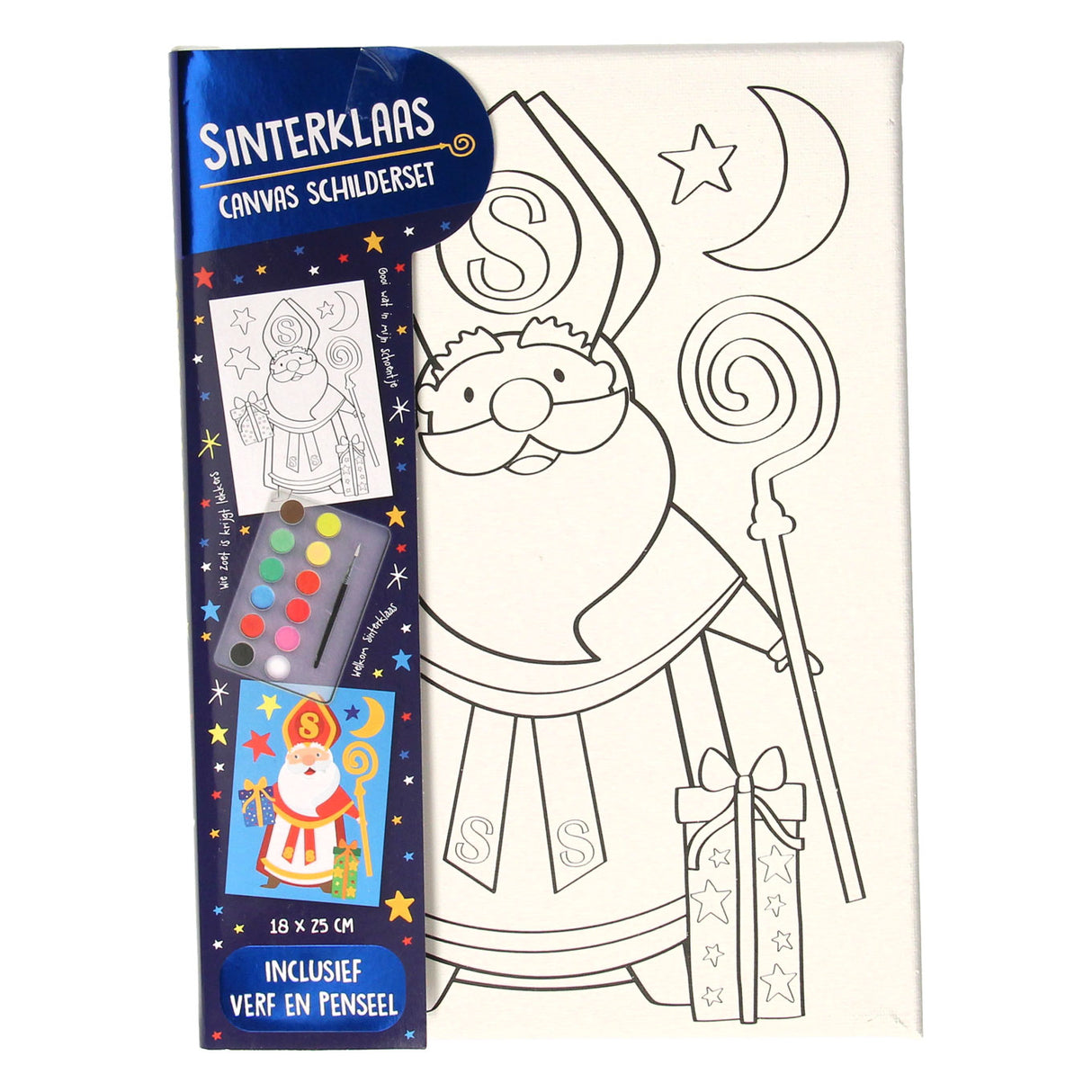 Wins Holland lærred Sinterklaas maleri sæt
