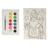 Wins Holland lærred Sinterklaas maleri sæt