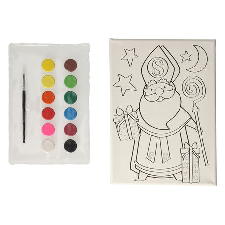 Wins Holland lærred Sinterklaas maleri sæt