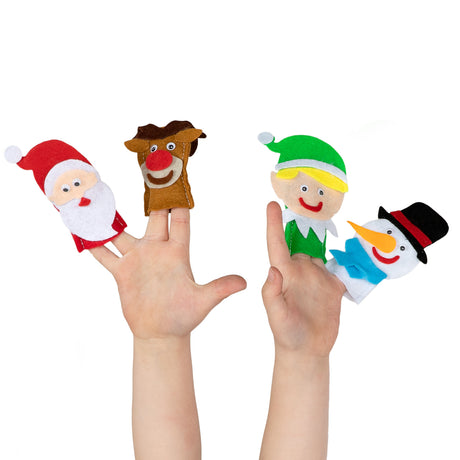 Wins Holland lav dine egne filtfingerdukker jul, 4 stk.
