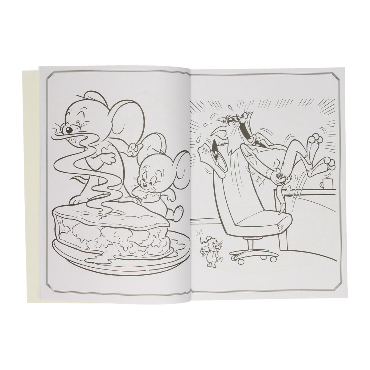 Warner Bros Color Colorbook Tom Jerry med klistermærker