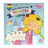 Vinder holland farve og lav dine egne masker - prinsesse, 4 stk.