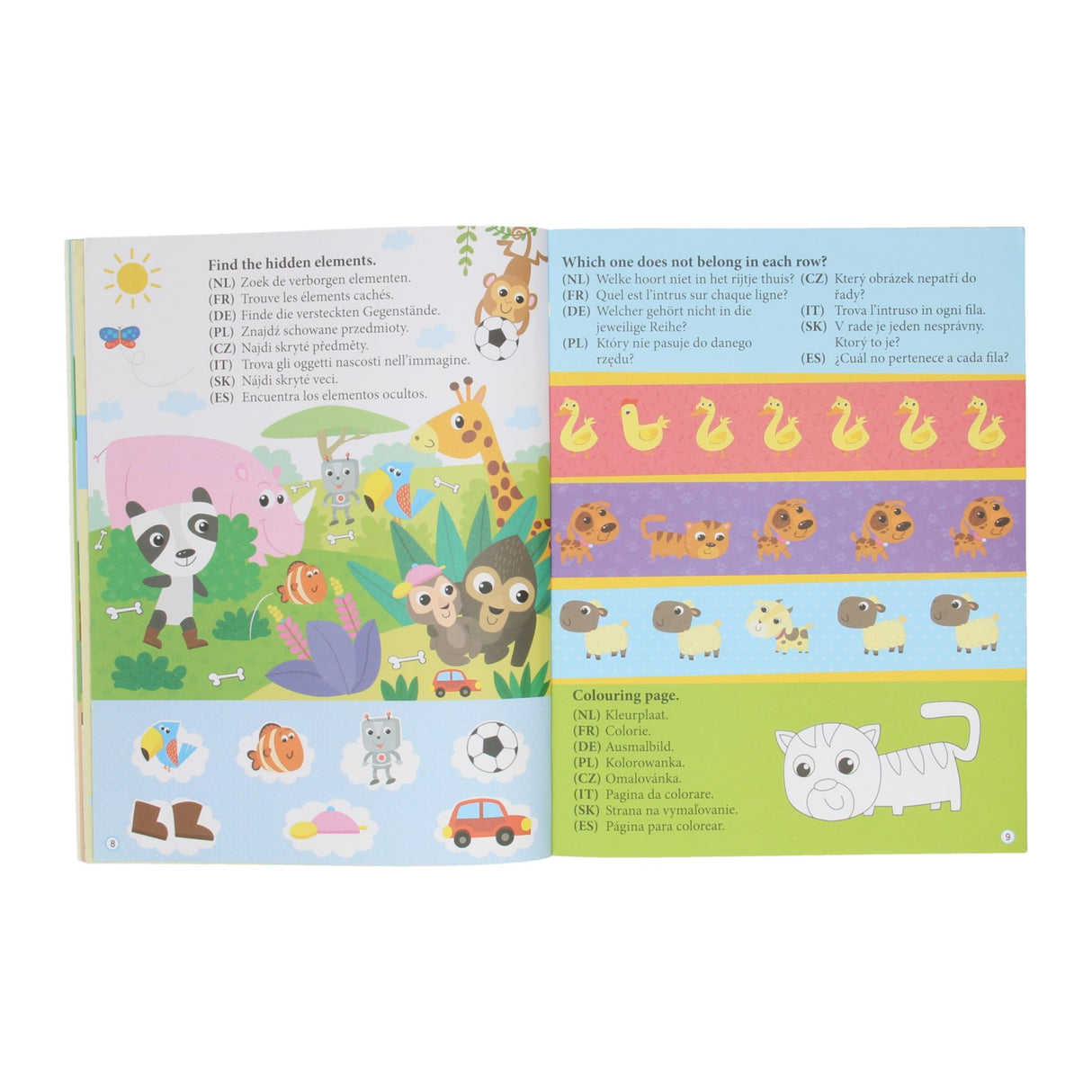 Vinder Holland Activity Book - Jungle