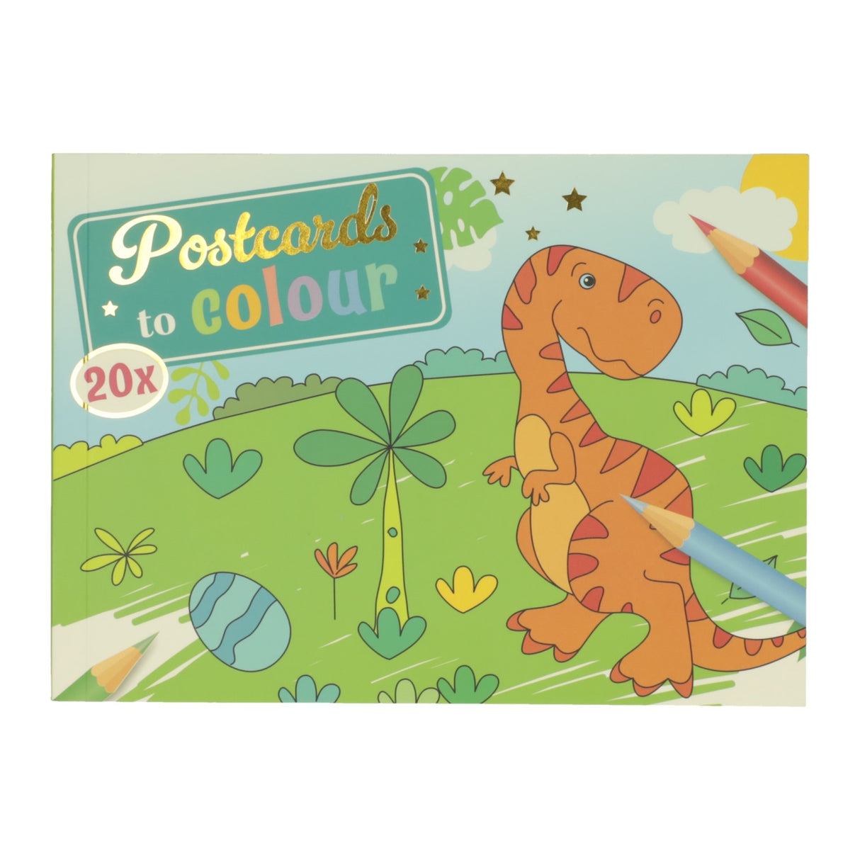 Vinder Holland postkort farve dinosaur