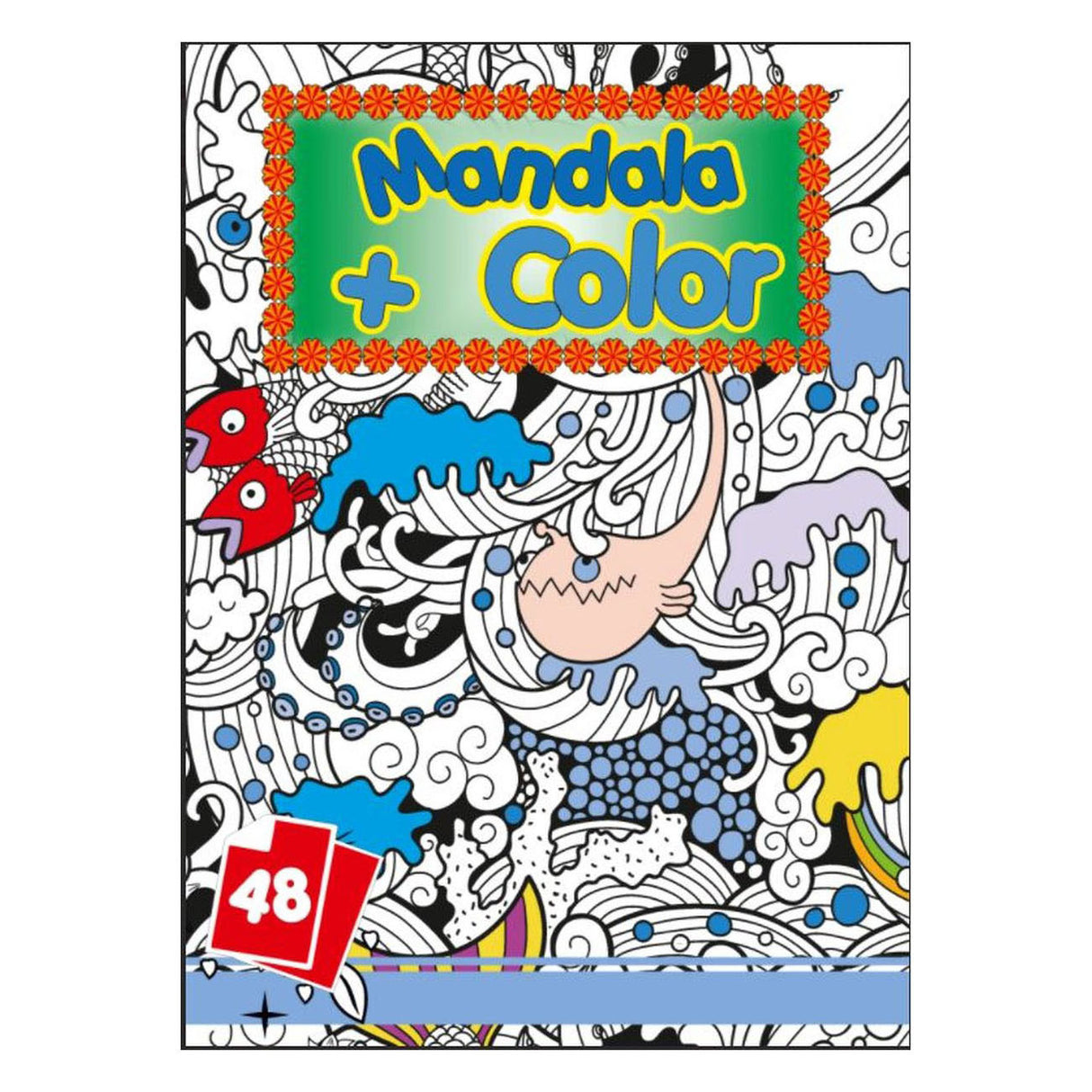 Wins Holland mandala malebog, 48 sider