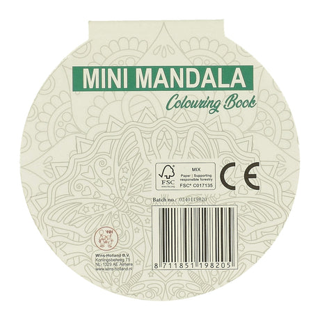 Vinder Holland Mini Mandala Malebog Runde